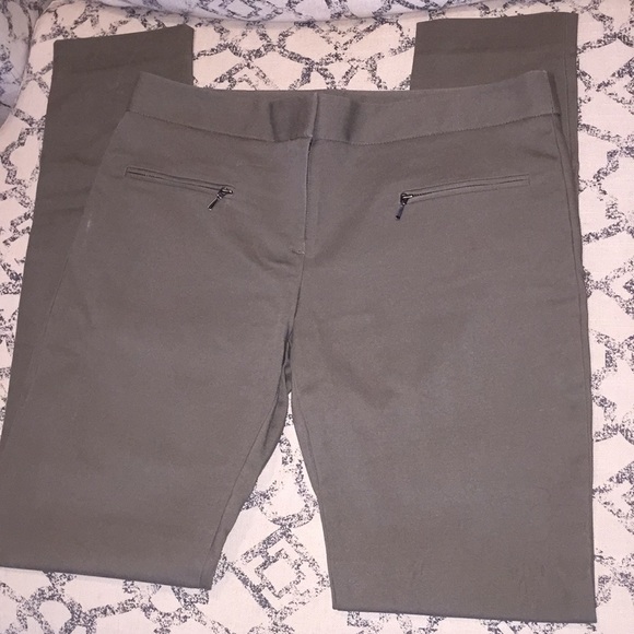 Club Monaco green Emily skinny pant - Picture 2 of 4
